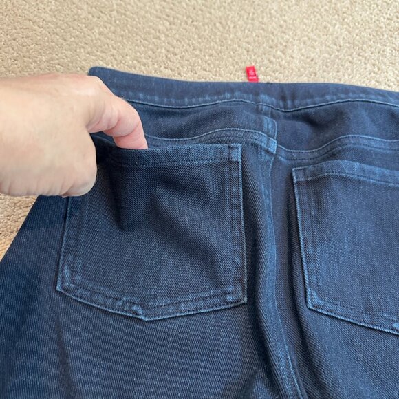 SPANX Jean-ish Ankle Leggings Pull On Shaping Jean Twilight Rinse MEDIUM #20018R - Picture 14 of 15